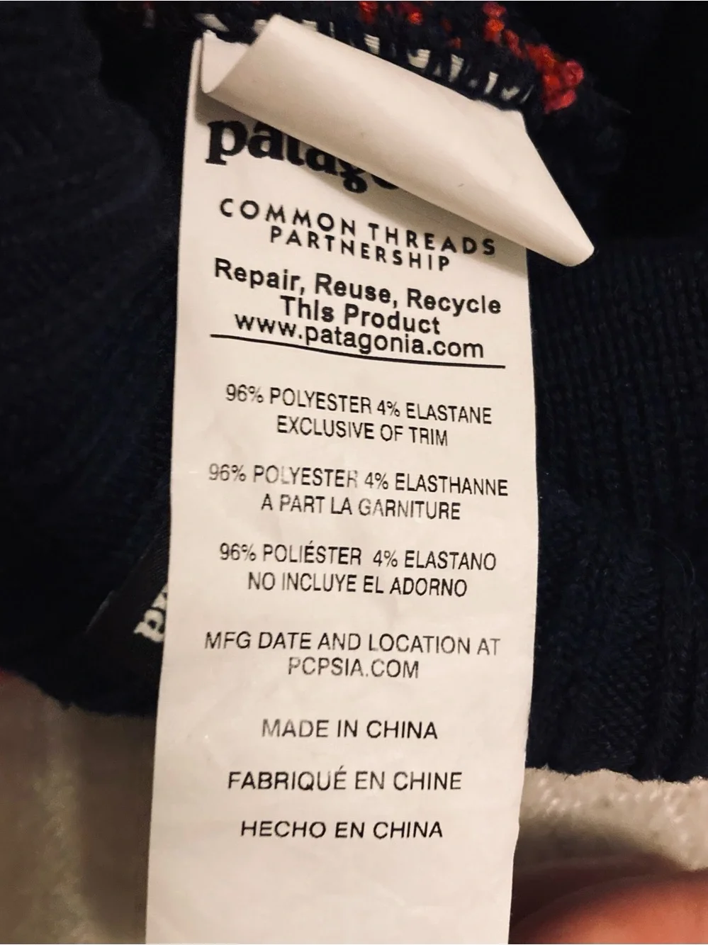 Patagonia Color Block Beanie